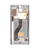 Pantalla con marco para Galaxy Note 10 en Quetzaltenango, disponible en color blanco AURA.