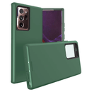 Funda heavy duty de silicona verde para Samsung Galaxy Note 20, diseño SlowBack protector.