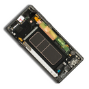 Pantalla para Samsung Note 9 Color negro. Con Housing frontal.