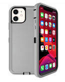 Protector resistente para iPhone 12 / 12 Pro en color gris oscuro y negro en Xela Quetzaltenango.