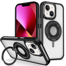 Protege tu iPhone 12/12 Pro con esta funda transparente con soporte de anillo en color negro en Quetzaltenango.