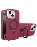 Protege y carga tu iPhone 12/12 Pro con esta funda resistente color MAROON con carga inalámbrica y soporte, disponible en Xela Quetzaltenango.