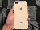 Vidrio Trasero iPhone 8+ Dorado con Lente de camara.