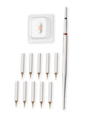 Kit de soldadura NASAN con punta y calentador, ideal para reparación de electrónica, BajoPPLCD.