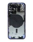 Encuentra tapas traseras con componentes pequeños preinstalados para reparación de iPhone 12 en Quetzaltenango.