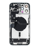 Tapa trasera PACIFIC BLUE para iPhone 12 Pro Max con puerto de carga flex y piezas pequeñas.