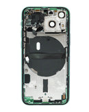 Encuentra el marco trasero con componentes preinstalados para iPhone 13 Mini en Xela, ideal para reparaciones a bajo costo.