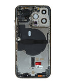Encuentra el marco de tapa trasera OEM con componentes pequeños preinstalados para iPhone 13 Pro en Xela Quetzaltenango.