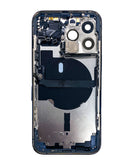 Encuentra en Xela Quetzaltenango un marco con piezas pequeñas preinstalado para iPhone 13 Pro en color azul.