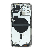 Encuentra en Xela Quetzaltenango el Marco de carcasa Blanco con piezas pequeñas preinstaladas para iPhone 13 Pro Max.