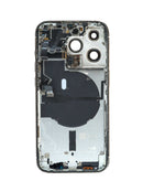 Marco preinstalado plateado para iPhone 14 Pro, ideal para reparaciones en Xela Quetzaltenango.