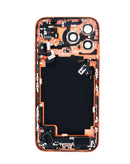 Tapa trasera Cosmic Orange para iPhone 17 Pro Max, con puerto de carga, cable flex y pequeñas piezas de repuesto (Versión US).