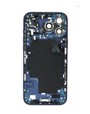 Tapa trasera azul profundo para iPhone 17 Pro Max, con componentes preinstalados, versión internacional.