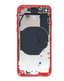 tapa trasera con componentes pequenos preinstalados iPhone SE (2022) (RED) original