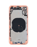 Compra la tapa trasera con componentes pequeños preinstalados para iPhone XR en Quetzaltenango, ideal para reparaciones en talleres especializados.