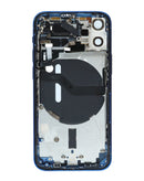 Encuentra el marco de carcasa trasera iPhone 12 Mini con componentes preinstalados en Quetzaltenango, perfecto para reparaciones.