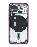 Tapa trasera con puerto de carga flex y piezas pequenas iPhone 12 Mini (PURPLE)
