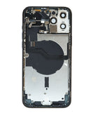 Marco trasero iPhone 12 Pro Max OEM con componentes preinstalados en color Pacific Blue en Quetzaltenango.