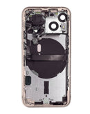 Encuentra la carcasa original de iPhone 13 Mini en color rosa con piezas pequeñas preinstaladas en Quetzaltenango.