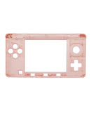 Carcasa intermedia coral para Nintendo 3DS, repuesto para reparación de consolas.