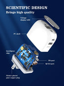 El cargador de pared dual USB LDNIO A2522C QC3.0+PD es ideal para cargar dos dispositivos a la vez en Quetzaltenango.