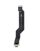 Puerto de carga USB-C con cable flex para OnePlus 7T Pro, ideal para reparación y reemplazo.