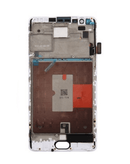 Pantalla LCD blanca con marco para OnePlus 3T (A3010), ideal para reparación de pantalla.