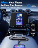 Adaptador inalámbrico Ottocast CarPlay y Android Auto con espejo de pantalla, conectividad para accesorios de auto.