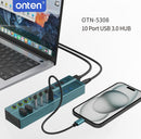 Encuentra el Hub USB A 3.0 de 10 puertos de la marca Onten en Xela Quetzaltenango.