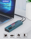 Encuentra el Hub USB A 3.0 de 10 puertos de la marca Onten en Xela Quetzaltenango.