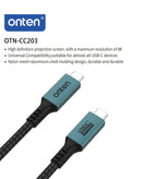 Puerto de carga Onten USB 4 USB C-C de 100W y 40gbps en SlowBack Quetzaltenango.