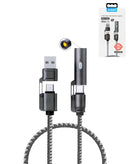 Cable 4 en 1 de puerto de carga USB A+C a C+ Onten de 5 pies en Quetzaltenango.