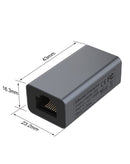 Adaptador Ethernet Onten de 1000 Mbps, USB a RJ45, color blanco, para conectividad de red rápida.