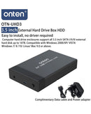 Encuentra la mejor caja externa USB 3.0 de 3.5 Onten en Quetzaltenango.