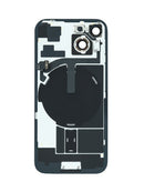 tapa trasera iPhone 15 con MagSafe, NFC y flex para linterna (Negro)