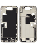 Marco central con boton de captura de foto y piezas pequenas iPhone 16 Pro Max (WHITE TITANIUM) (International Version) (OEM Pull A Grade)