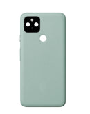 Marco carcasa Sorta Sage para Google Pixel 5, con componentes pequeños preinstalados para reparación fácil.