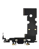 Puerto de carga flex cable OEM negro para iPhone SE (2022), repuesto para reparación.