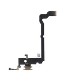 Puerto de carga dorado con cable flex OEM para iPhone XS Max, pieza de repuesto.