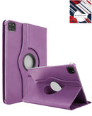 Estuche con soporte giratorio 360 grados para iPad Pro 11 en color morado en Quetzaltenango, Xela.