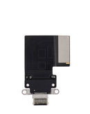 Puerto de carga negro para iPad Pro 12.9" (2018/2020) y iPad Pro 11" (2018/2020), ideal para reparación.