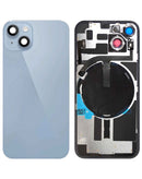 tapa trasera con MagSafe Magnet & NFC & Flashlight Flex iPhone 14 (Azul)