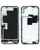 Marco medio con boton de captura de foto y piezas pequenas iPhone 16 Pro Max (WHITE TITANIUM)