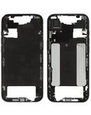 Marco intermedio Space Black para iPhone Air con piezas pequeñas, ideal para reparación y reemplazo de chasis.