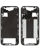 Marco medio iPhone Air Cloud White para reparación, blanco brillante, compatible con BajoPPLCD.