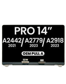 Pantalla LCD MacBook Pro 14" Space Gray (A2442/A2779/A2918) para reparación, componentes Apple.