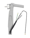 Brazo delantero derecho DJI Air 2S OEM, color gris oscuro, con motor y cableado, listo para reemplazo.