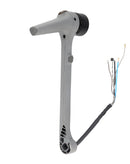 Brazo frontal izquierdo original DJI Air 3, gris oscuro, con motor y hélices plegadas.