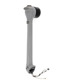 Brazo trasero izquierdo de drone DJI Air 3, color gris oscuro, con motor integrado, listo para reparación.