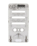 Carcasa inferior original DJI Mini 2, color gris oscuro, para reparación de drones.